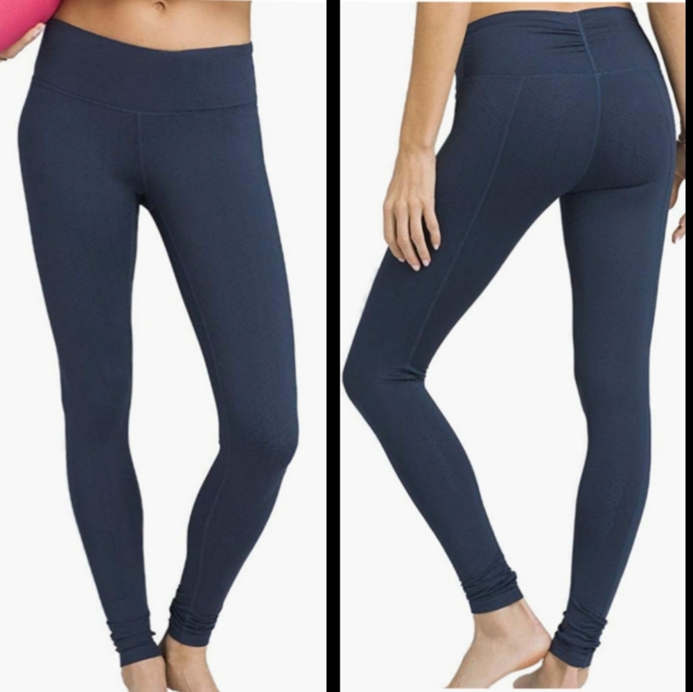 Prana Misty Equinox Bodhi Ruched hem Mid-Rise Leggings